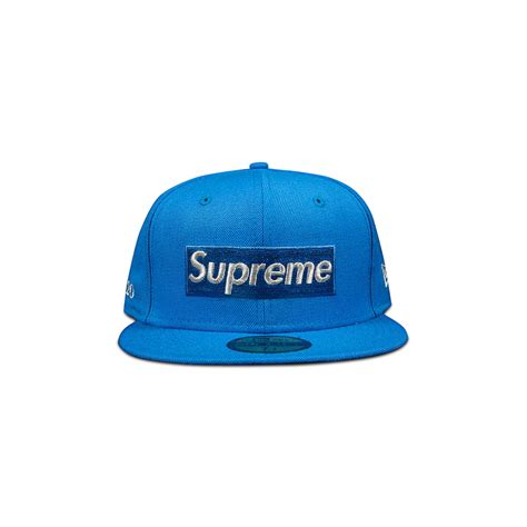 supreme 1m metallic box logo|Supreme $1M Metallic Box Logo New Era 'Light Blue' .